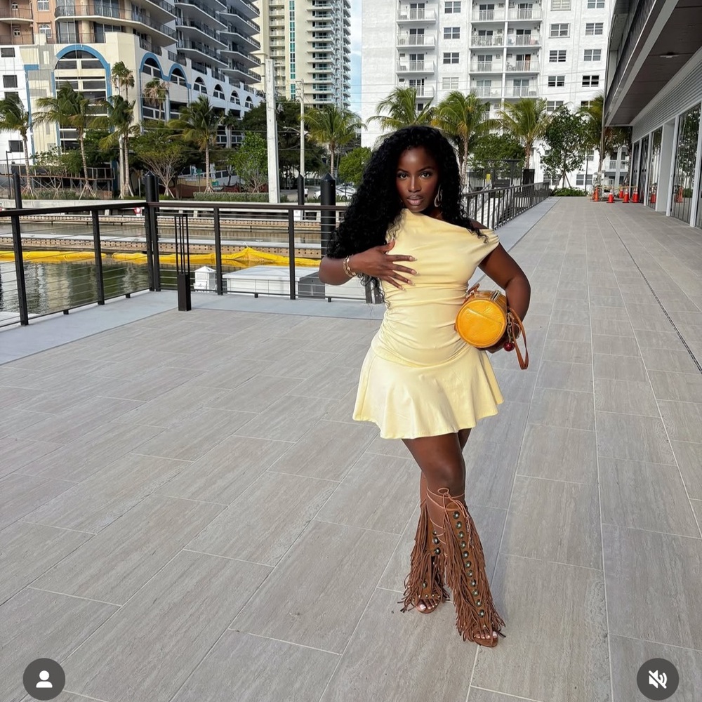 Zara Cream Ruched Mini Dress - Picture 2 of 5